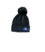 ΖΦΒ NEW! ZPB Zeta Phi Beta Black Pom Pom Rhinestoned  Beanie (SP26)