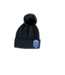 ΖΦΒ NEW! ZPB Zeta Phi Beta Black Pom Pom Rhinestoned  Beanie (SP26)
