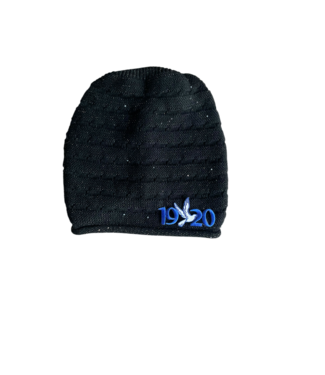 ΖΦΒ NEW! ZPB Zeta Phi Beta Black Slouch Beanie (SP26)