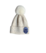 ΖΦΒ NEW! ZPB Zeta Phi Beta Cream Pom Pom Rhinestoned  Beanie (SP26)