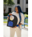 ΖΦΒ NEW! ZPB Zeta Phi Beta 1920 Leather D Bag w/Pouch (SP26)