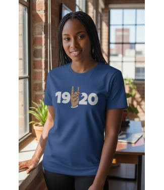 ΖΦΒ NEW! ZPB Zeta Phi Beta Embroidered 1920 Royal T-shirt (SP26)