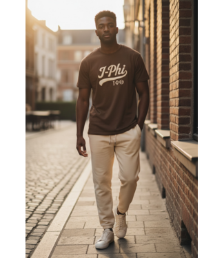 ΙΦΘ NEW! IPT Iota Phi Theta Printed I-Phi Brown T-shirt (SP26)