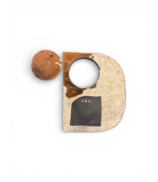 ΑΚΑ NEW! AKA Embroidered Cowhide D Bag (SP26)