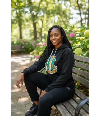 ΑΚΑ NEW! AKA Black Sweatshirt w/Shield (SP26)