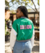 ΑΚΑ SALE! AKA Green Baseball Satin Jacket (3X) only 1 left (SP26)