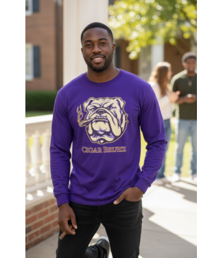 ΩΨΦ NEW! OPP Omega Psi Phi Purple LS Cigar Bruhz (SP26)