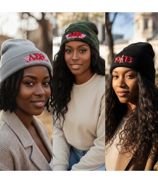 ΔΣΘ NEW! DST Traditional Beanie (BK, Gray, Camo) (SP26)