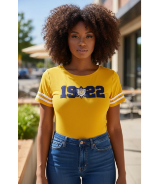 ΣΓΡ SALE! SGR Sigma Gamma Rho Gold 1922 Bodysuit (1X, 2X) (SP26)