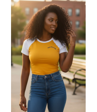 ΣΓΡ SALE! SGR Sigma Gamma Rho Gold/White Bodysuit 2 Styles (SP26)