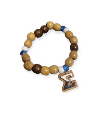 ΦΒΣ NEW! PBS Phi Beta Sigma Wooden Beaded Bracelet (SP26)
