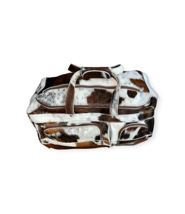 CC: Genuine Leather & Cowhide Roller & Duffle Bag (SP26)