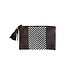 W Leather Woven Clutch (FA25)