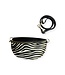 W Genuine Leather & Zebra Cowhide Fanny Pack/Crossbody (FA25)