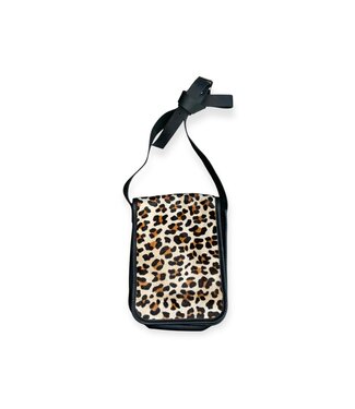 W Genuine Leather Leopard Cowhide Crossbody (FA25)
