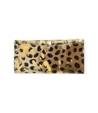 Genuine Leather Cheetah Cowhide Full Sized Wallet (FA25)