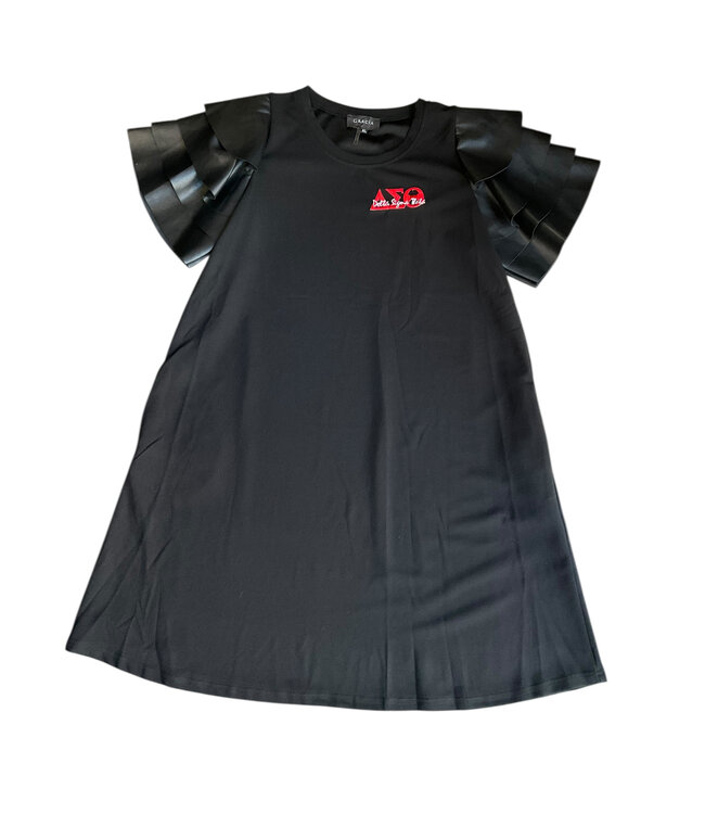 ΔΣΘ DST Black Butterfly Swing Dress w/Pockets (FA25)