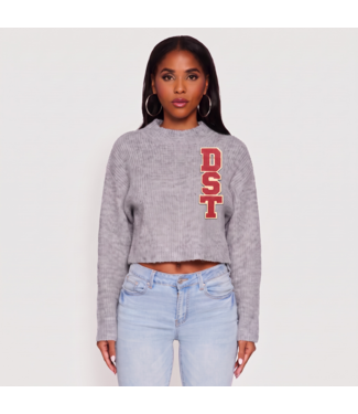 ΔΣΘ NEW! DST Crop Hi Neck Sweater (FA26)