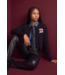 ΔΣΘ NEW! DST D Black Zip Up Crop Sweater (FA26)