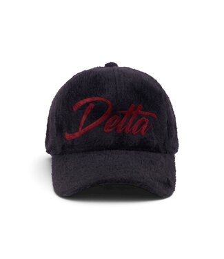 ΔΣΘ NEW! DST Black Faux Fur Baseball Cap (FA26)