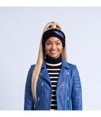 ΖΦΒ NEW! ZPB Black Furry Headband (FA26)