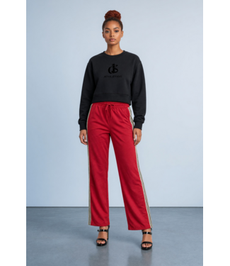 NEW! W Red Track Pants with Side Stripe (FA26)