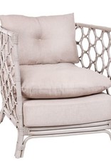 Molly Molly Rattan Chair (Misty Gray)