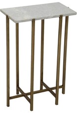 Marble Marble Side Table, Large (Gold)