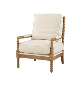 Willow Willow Chair (French Linen), W29" x D36" x H31.5"