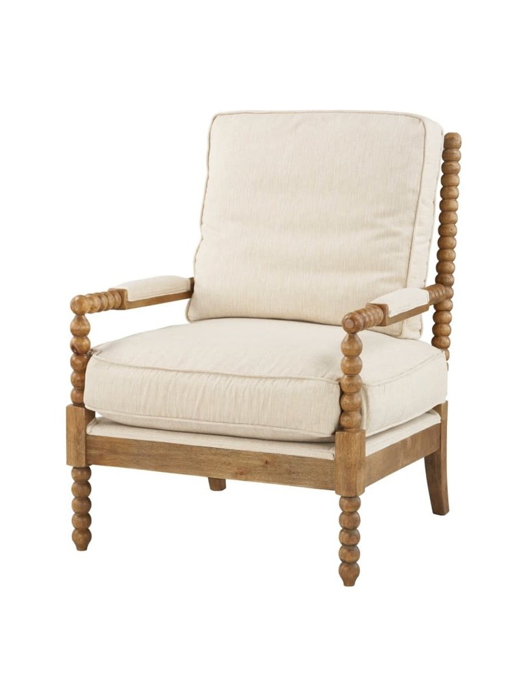 Willow Willow Chair (French Linen), W29" x D36" x H31.5"