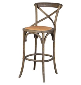 Bennett Bennett X-Back Stool 30'' (Brown Wash)