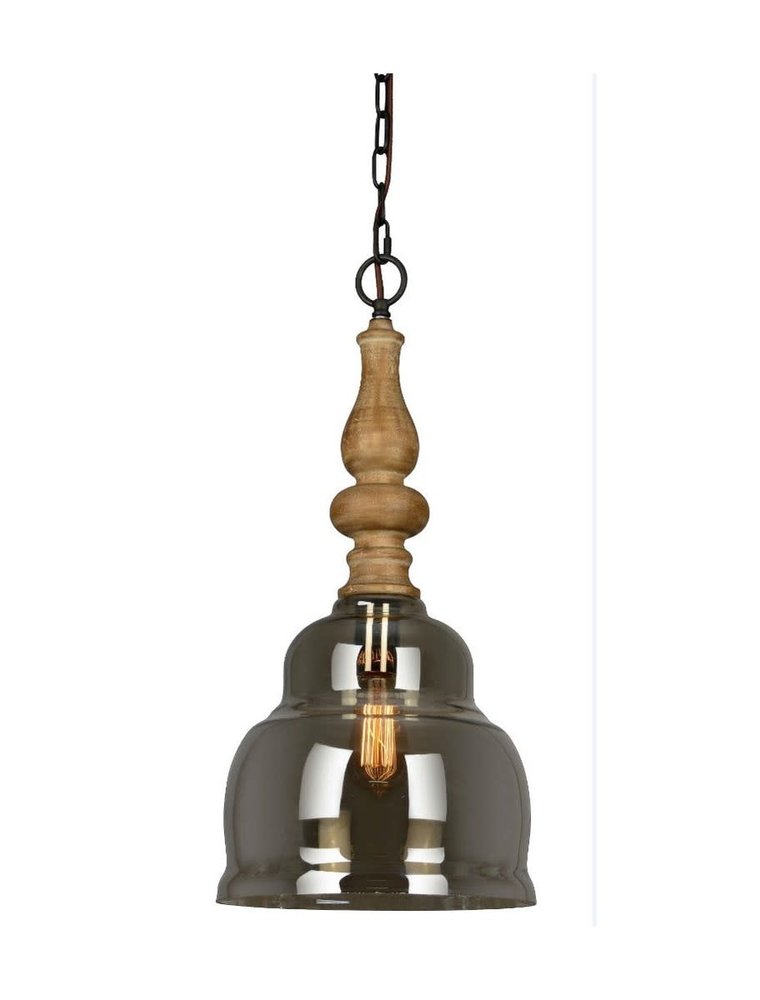 Banks Banks 1-Lt Pendant, H24" x 11", Chain: 5' Wire: 6'