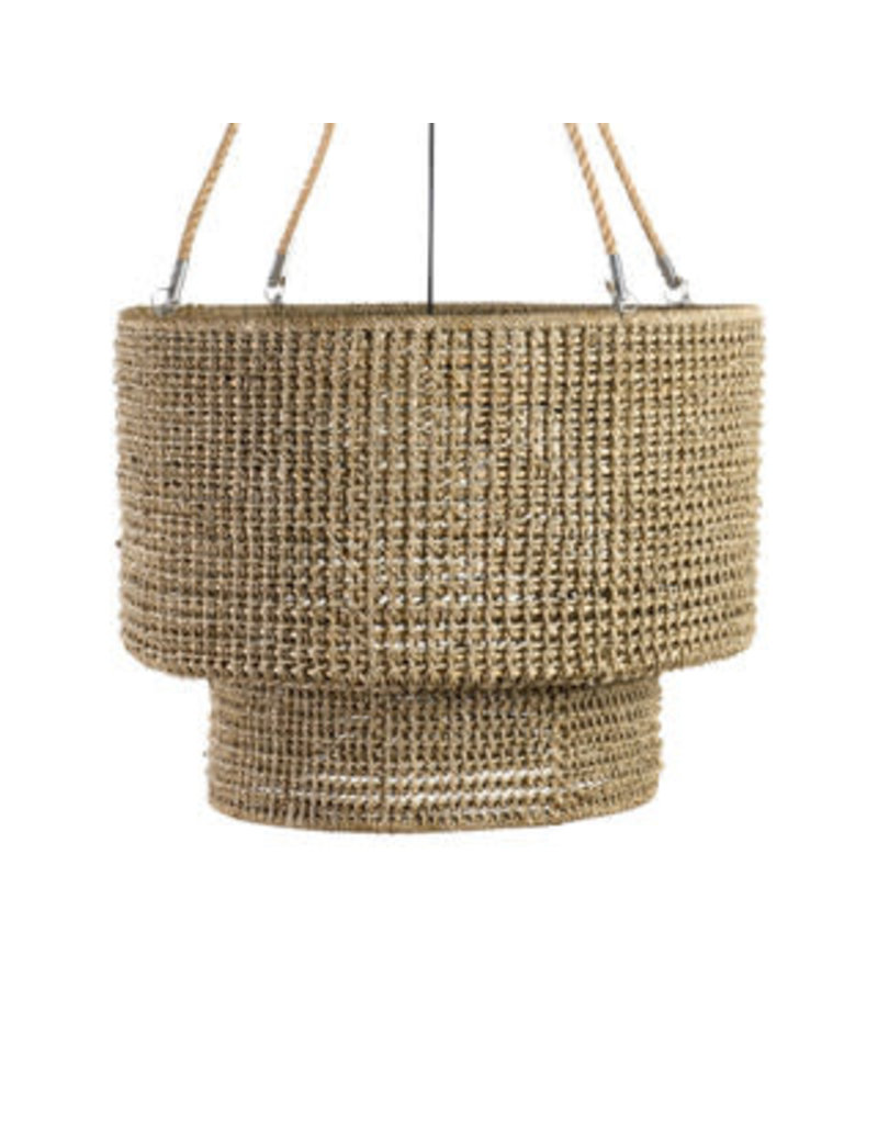 Sultan 36" Sultan Woven Manila Rope Chandelier.