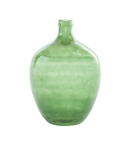Vintage Reproduction Glass Bottle Large - Green