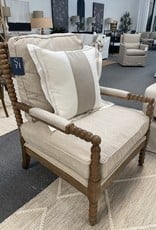 Willow Willow Chair (French Linen), W29" x D36" x H31.5"