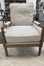 Willow Willow Chair (French Linen), W29" x D36" x H31.5"