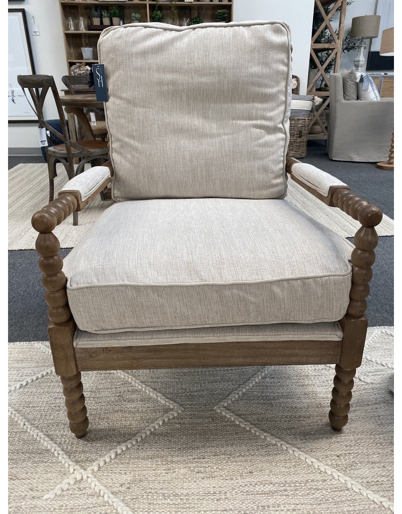 Willow Willow Chair (French Linen), W29" x D36" x H31.5"