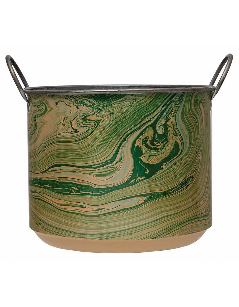 Metal Bucket Small Green, (EACH)