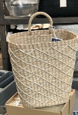 Seagrass Hand-Woven Seagrass Wall Basket with Handle