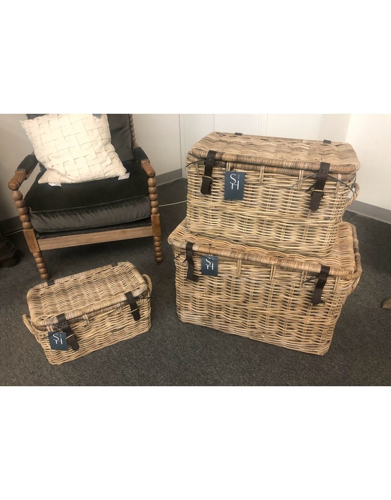 Marine Large Marine Basket with liner & leather buckle (EACH)
