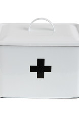 Enameled Enameled First Aid Container