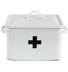 Enameled Enameled First Aid Container