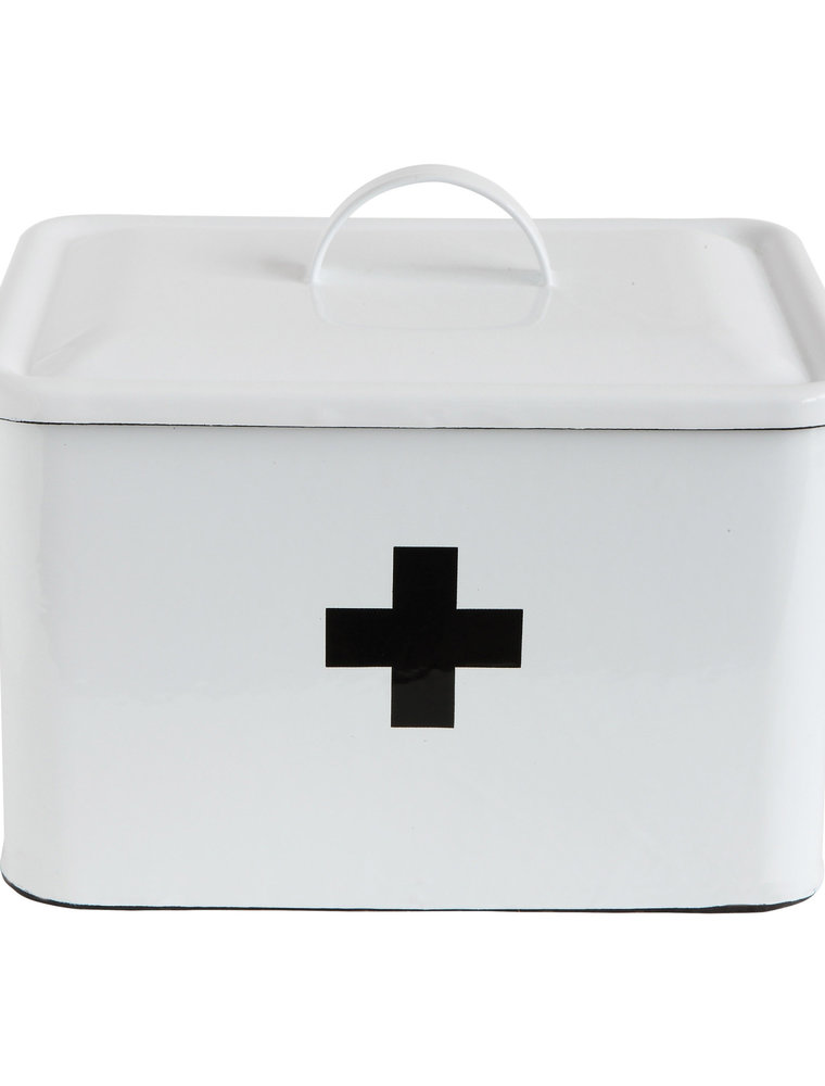 Enameled Enameled First Aid Container
