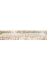 Abner Rattan Tray with Metal Handles