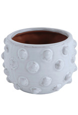 Terracotta Small Terracotta Planter with Raised Dots