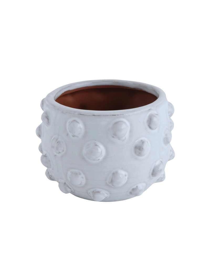 Terracotta Small Terracotta Planter with Raised Dots
