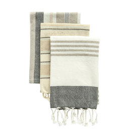 Cotton Stripped Tea Towel (EACH)