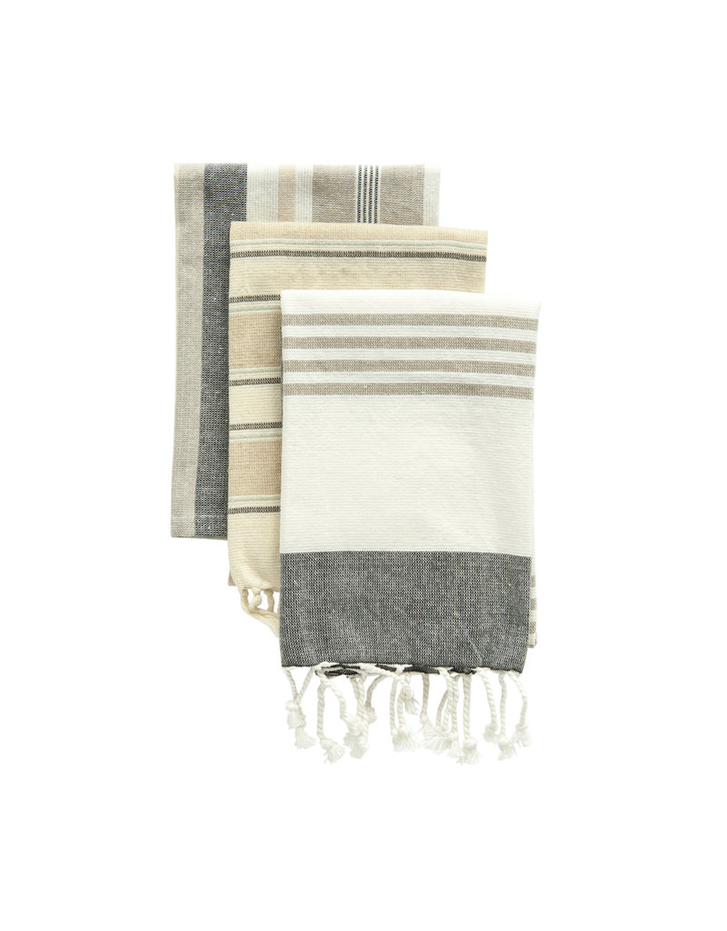 Cotton Stripped Tea Towel (EACH)