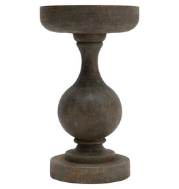 Mango Large Mango Wood Candle Holder