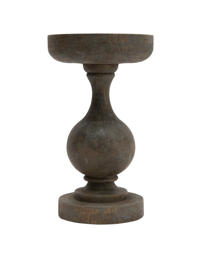 Mango Large Mango Wood Candle Holder